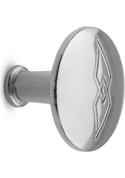 Baklavalı Düğme Çekmece Dolap Kapak Kulpu Kulbu Krom Metal Kulp