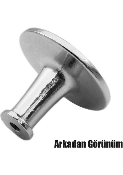 Baklavalı Düğme Çekmece Dolap Kapak Kulpu Kulbu Krom Metal Kulp indirimleri