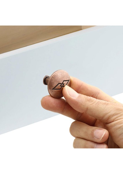 Baklavalı Düğme Çekmece Dolap Kapak Kulpu Antik Bakır Metal Kulp modelleri