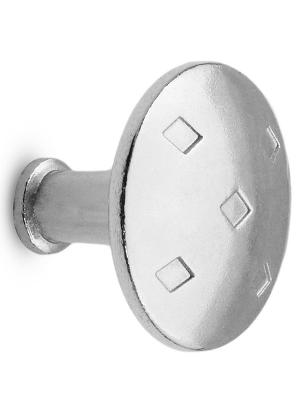 Baklavalı Düğme Çekmece Dolap Kapak Kulpu Kulbu Krom Metal Kulp
