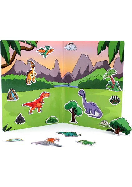 Dino World Manyetik Hikaye Oluşturma