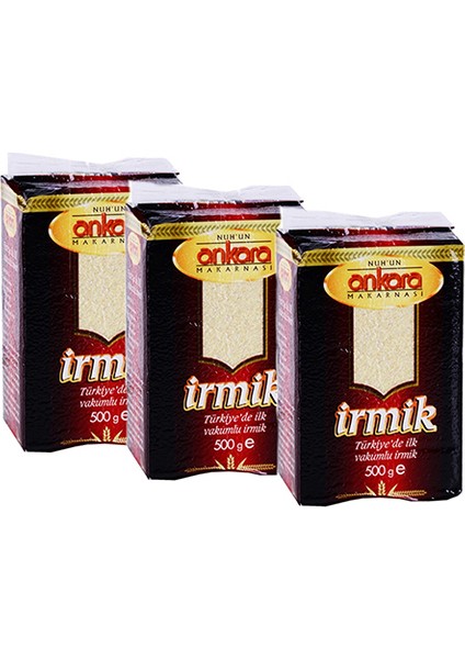 İrmik 3 x 500 gr