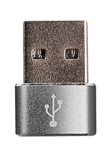 HY-XO33 Siyah Type C F To USB M Metal Gövdeli Otg Çevirici