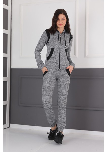 Kadın Sunshine Kaytonik Fermuarlı Kapüşonlu Eşofman Takım modelleri