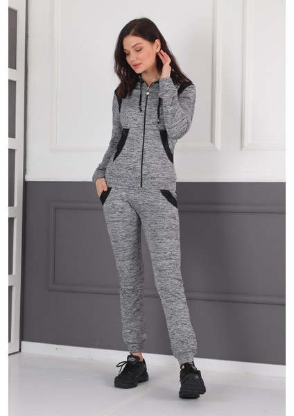 Kadın Sunshine Kaytonik Fermuarlı Kapüşonlu Eşofman Takım fırsatları