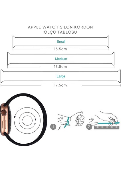 Apple Watch 42-44MM Krd-18 Silikon S Beden Sarı indirimleri