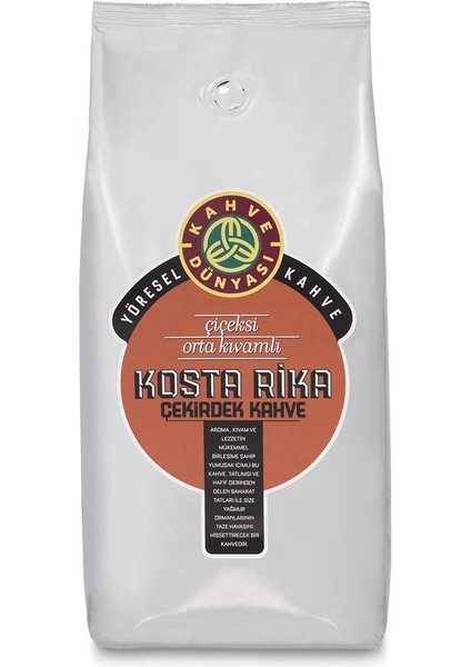 Kosta Rika Çekirdek Kahve 1kg