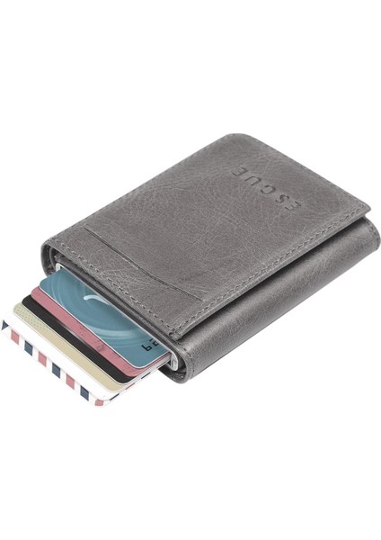 Vintage Miniwallet Deri Cüzdan Kartlık