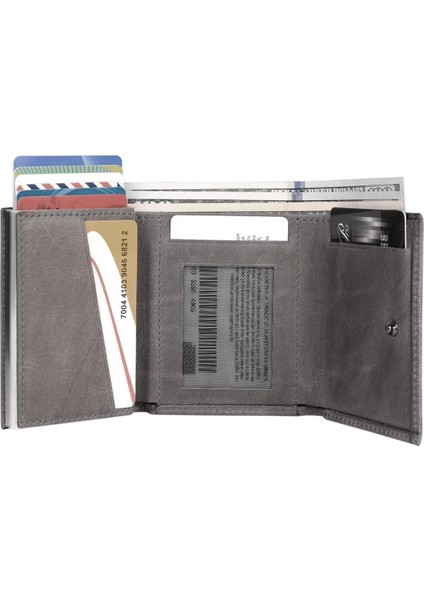 Vintage Miniwallet Deri Cüzdan Kartlık