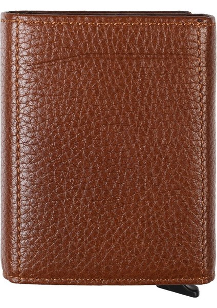 Miniwallet Kahverengi Deri Cüzdan Kartlık