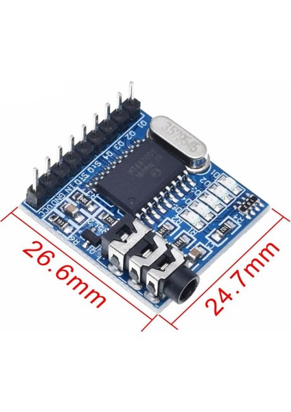 Roba MT8870 Dtmf Telefon Tuş Ses Çözme Algılama Modülü 3.5mm Ses Soket