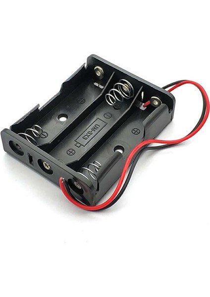 Roba 3'lü Aa Kalem Pil Kutusu Yuvası 4.5V Kablolu Kalem Pil Tutucu