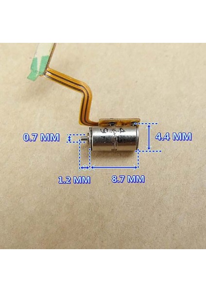Roba Micro Step Motor 4.4x8.7mm 2 Faz 4 Telli (Dikkat Çok Küçüktür !!)