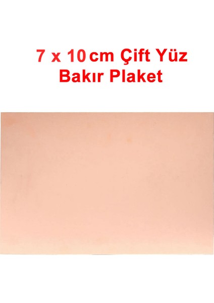 Roba 7X10CM Çift Yüz Bakır Plaket Pcb Elektronik Devre Prototip Deney