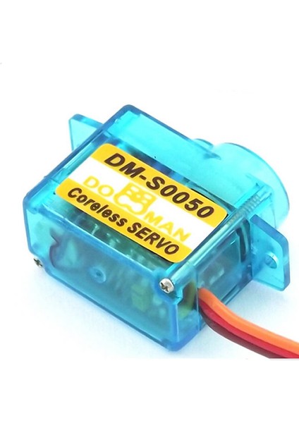 Roba 5gr DM-S0050 Servo Motor Rc Doman Mikro Plastik Dişli 1kg.cm Tork