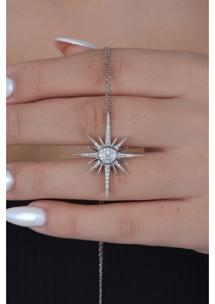 925 Ayar Gümüş Sirius Yıldızı Kolye fiyatları