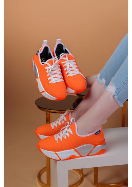 Popi Turuncu Renkli Spor Ayakkabı indirimleri