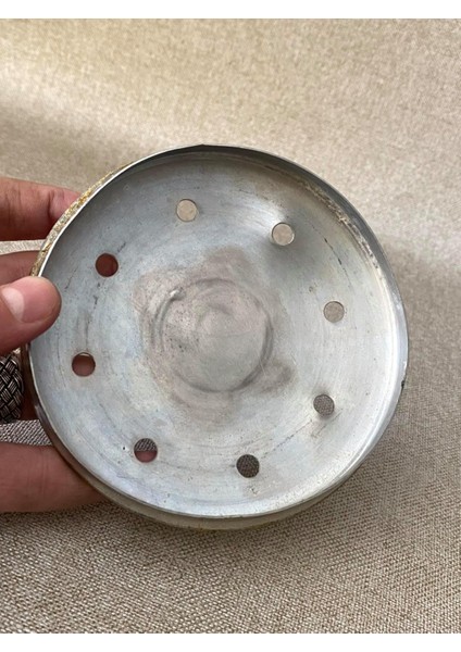 Fındık Motifli Gümüş Kaplama Delikli Kapak 12CM indirimleri