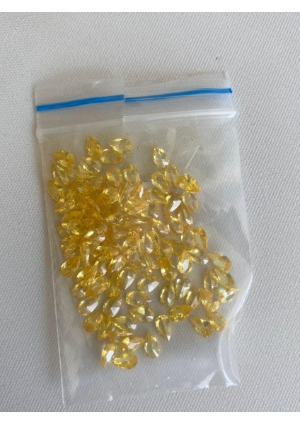 Armut Kesim Sentetik Taş 3X5MM 100 Adet Sarı modelleri