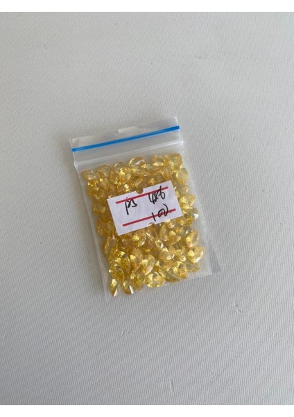 Armut Kesim Sentetik Taş 4X6MM 100 Adet Sarı fiyatları