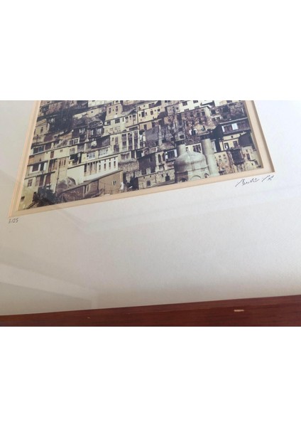 Iran Masuleh Köyü Sepya Çekim Çerçeveli Fotoğraf 45X55CM indirimleri