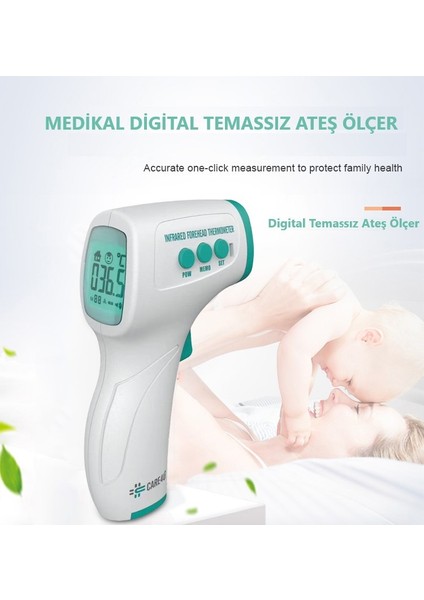 Temassız Ateş Ölçer 3 Mod Vücut-Ortam-Obje Ölçümlü