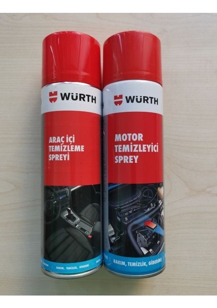 Motor Temizleyici ve Araç Içi Temizleme Spreyi Ikisi Birarada 500 ml