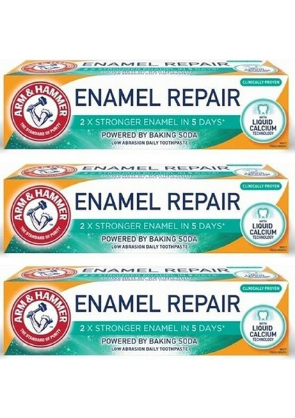 Diş Minesi Onarım Enamel Repair Diş Macunu 75 ml x 3 Adet