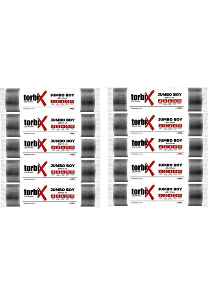 80*110 Endüstriyel Jumbo Çöp Poşeti 400 gr 10'lu Paket