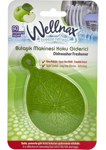 Wellnax Breeze Refresh Bulaşık Makinası Koku Giderici Elma X1