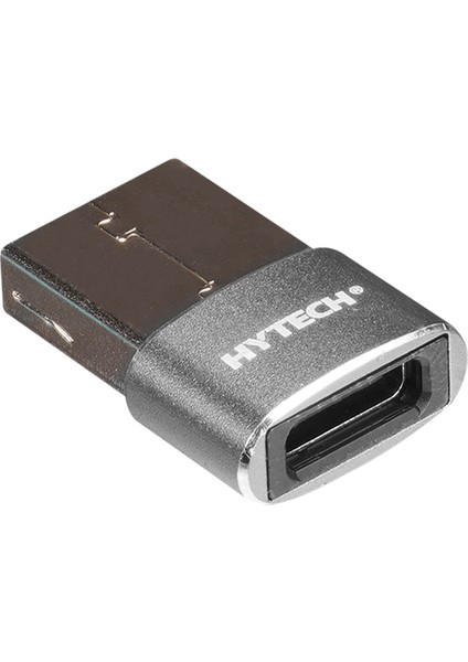 HY-XO33 Siyah Type C F To USB M Metal Gövdeli Otg Çevirici