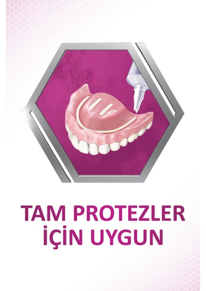 Yastık Konforlu Diş Protezi Yapıştırıcı Krem x 4 Adet