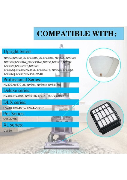 Shark Vacuum Navigator Lift Için Hepa Filtre- NV350 NV351 NV352 NV355 NV356 NV357 Nozul Elektrikli Süpürge Parçaları Değiştirin (Yurt Dışından) indirimleri