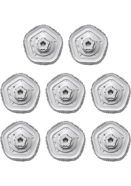 Bot W10 & W10 Pro Için 8 Adet Paspas Pedi Bez Parçaları Pro Kendi Kendini Temizleyen Robot Vakum Paspas Bezi Temizleyici Değiştirme (Yurt Dışından)