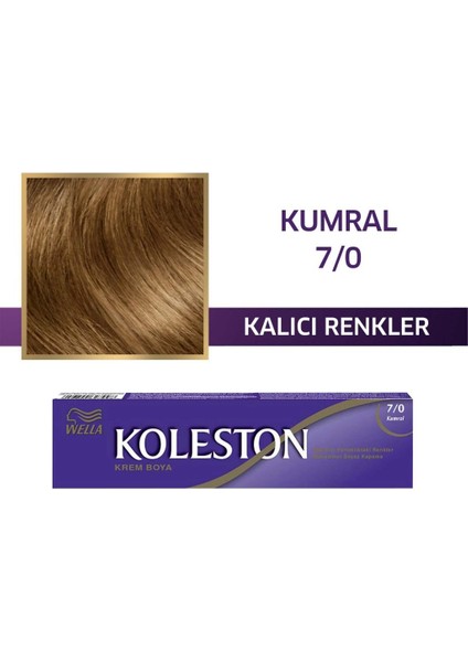 Koleston Tüp Boya 50 Ml - 7.0 Kumral 3 Adet modelleri