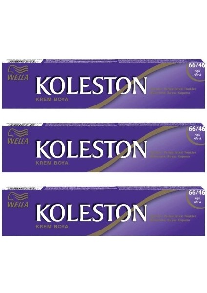 Koleston Tüp Boya 50 Ml - 66.46 Aşk Alevi 3 Adet