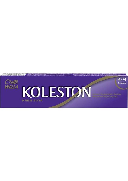 Koleston Tüp Boya 50 Ml - 6.74 Terrakota 3 Adet