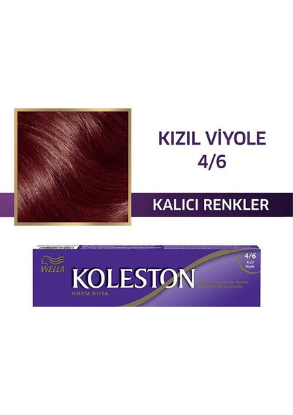 Koleston Tüp Boya 50 Ml - 4.6 Kızıl Viyole 3 Adet