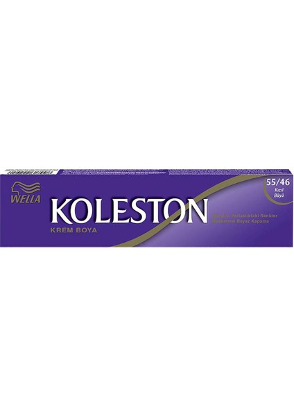 Koleston Tüp Boya 50 Ml - 55.46 Kızıl Büyü 3 Adet