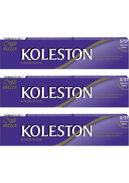 Koleston Tüp Boya 50 Ml - 5.37 Kışkırtıcı Kahve 3 Adet