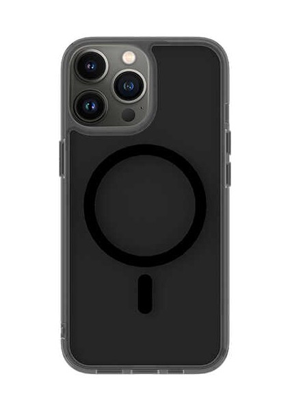 Apple iPhone 14 Pro Wiwu Magsafe Şarj Özellikli Lens Korumalı Şeffaf Silikon Kapak