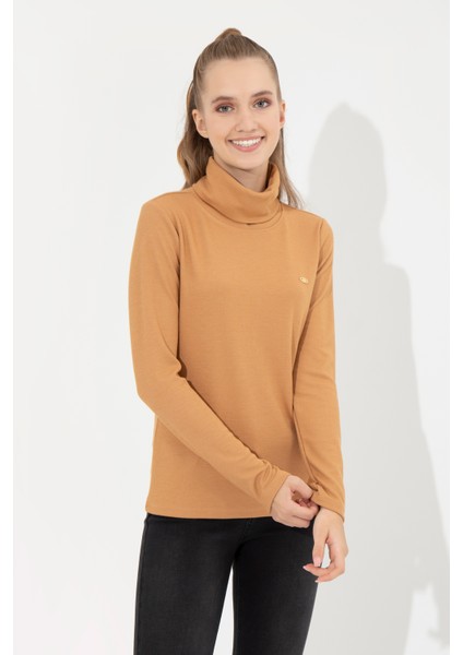 Kadın Camel Sweatshirt 50256506-VR015