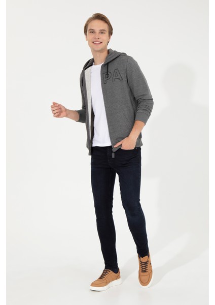 Erkek Antrasit Melanj Sweatshirt 50253125-VR081 fiyatları