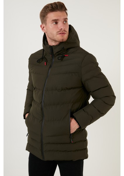 Slim Fit Kapüşonlu Cepli Mont Erkek Mont 6274818 fırsatları