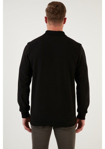 Pamuklu Regular Fit Düğmeli Polo Yaka Sweat Erkek Sweat 5905211 indirimleri