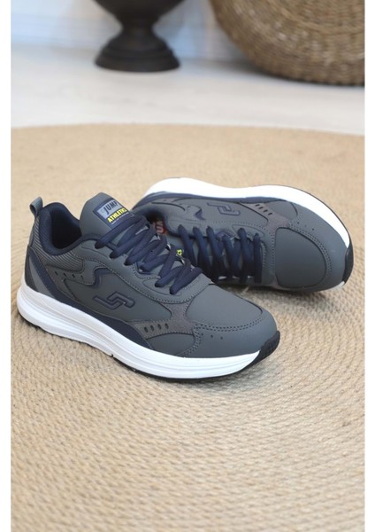 Konfores 1412-27710 Anatomik Taban Sneakers Ayakkabı - NKT01412-GRI-38