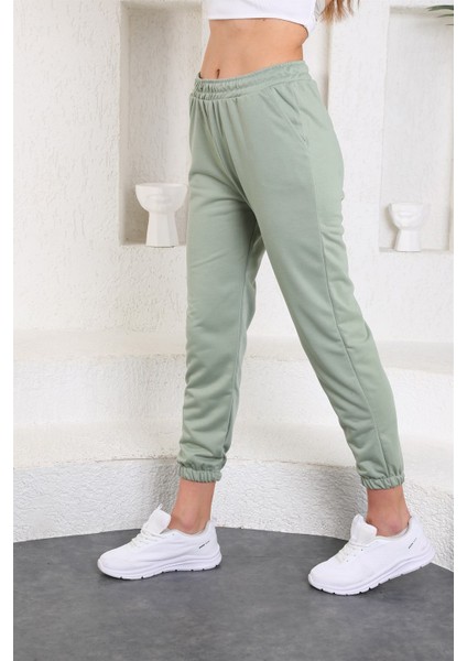 Trend Mint Yeşili Kadın Eşofman Altı Jogger