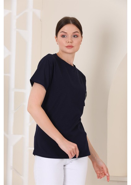 Bayan Taş Baskılı T-Shirt fiyatları