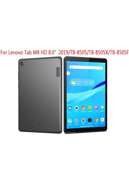 Lenovo Tab M8 /2019) 8505 / 8505F / 8505X Uyumlu Silikon Kılıf