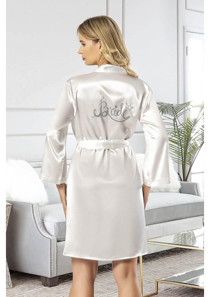 Saten Bride Sabahlık 5905